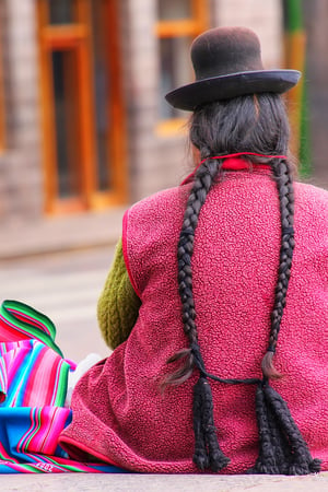 South America expedition cruises - Indigenous woman in Peru