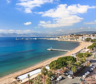 Cannes beach