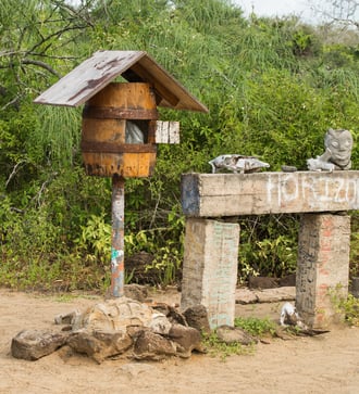 Post Office Bay on Floreana, Galapagos