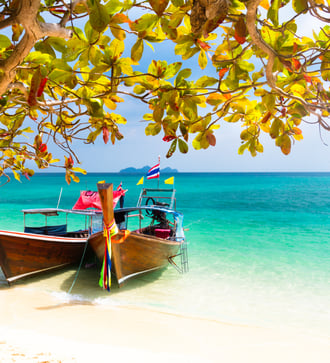 Long tail boats, Phuket, Thailand