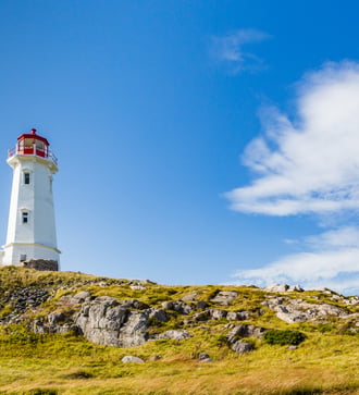 Lighthouse near Sydney, Cape Breton
