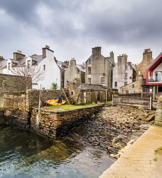 Stromness harbour in the Orkney Islands, Scotland