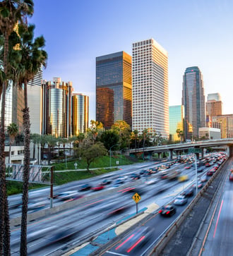 Freeway in Los Angeles