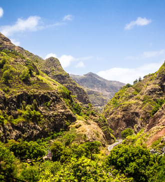 Hills in Santo Antao, Cape Verde