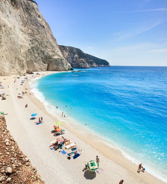 Katsiki beach on Lefkada island, Greece