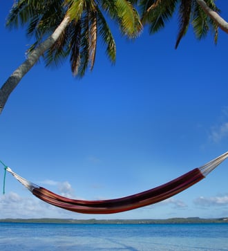 Hammock on Ofu Island in the Vava'u group, Tonga