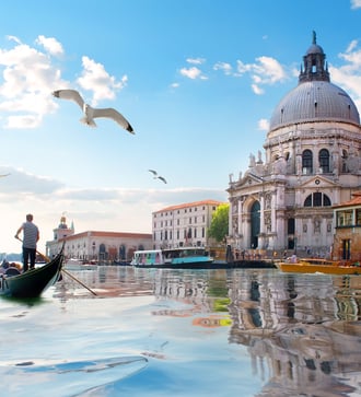 Santa Maria della Salute in Venice, Italy