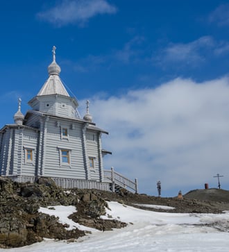 Russian Orthodox church on King George Island, Antarctica