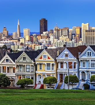 View of San Francisco from Alamo Square