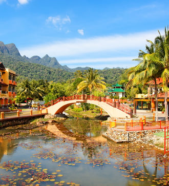 Oriental village in Langkawi, Malaysia