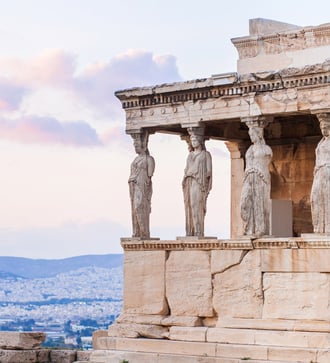 Erechtheion temple at the Acropolis, Athens