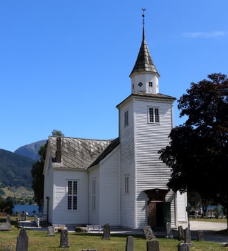 Church in Ulvik, Norway