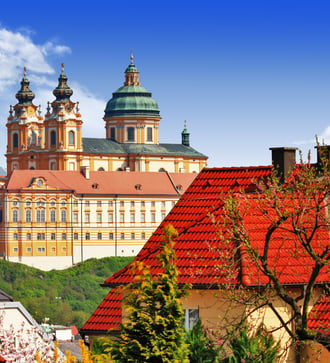 Benedictine abbey in Melk, Austria