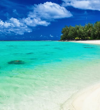 Beach in Rarotonga, Cook Islands