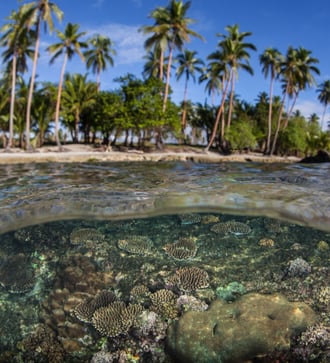Bonegi Beach on Guadalcanal, Solomon Islands