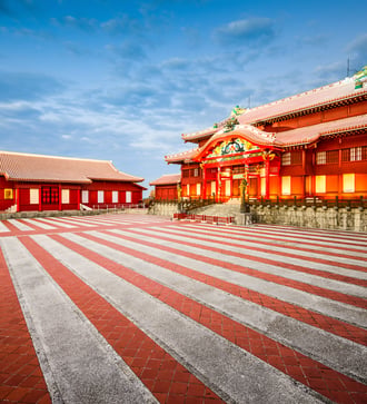 Shuri Castle in Naha, Okinawa