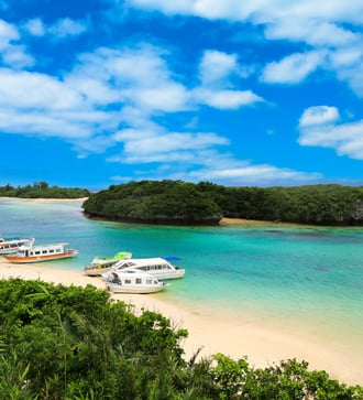 Kabira Bay in Ishigaki, Japan