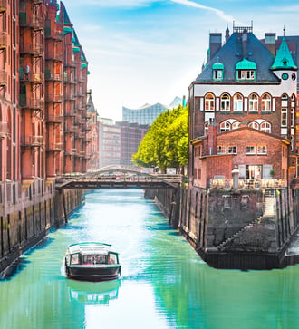 Speicherstadt in Hamburg, Germany
