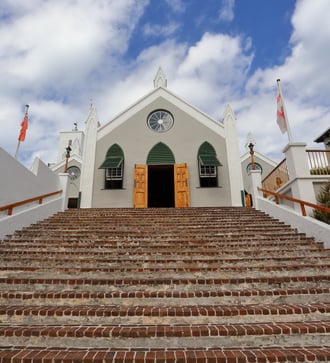 St Peter's church in St George's, Bermuda