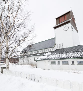 Churck in Kirkenes, Norway