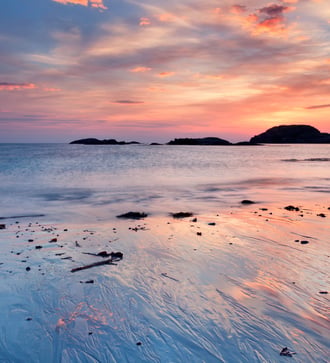 Sunset over Iona, Scotland