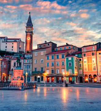 Tartini Square, Piran, Slovenia