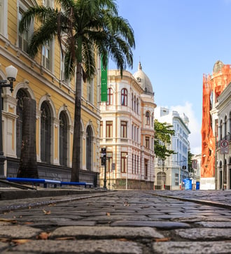 Rua do Bom Jesus in Recife, Brazil