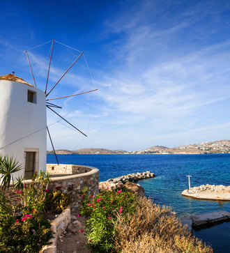 Parikia in Paros, Greece