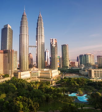Kuala Lumpur city skyline, Malaysia