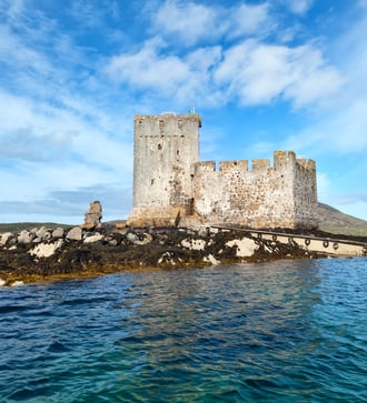 Kisimul Castle in Barra, Scotland