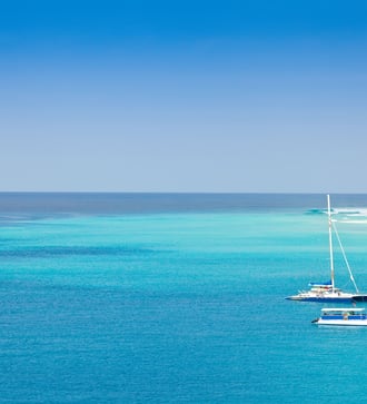 Boats in the Turks and Caicos