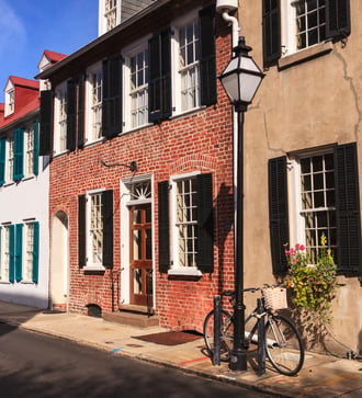 Old buildings in Charleston, USA