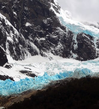 Italia Glacier in Alberto de Agostini National Park, Chile