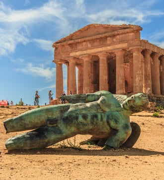 Valley of the Temples near Agrigento, Sicily