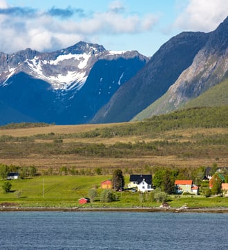 Landscape near Sortland, Norway