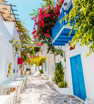 Streets of Paros, Greece