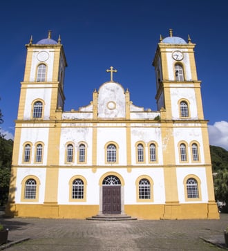 Church in Sao Francisco do Sul, Brazil