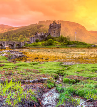 Eilean Donan castle near Kyle of Lochalsh, Scotland