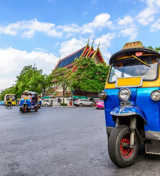 Tuk tuk in Bangkok, Thailand