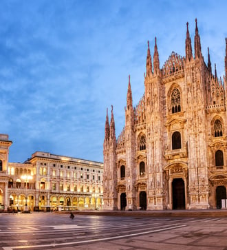 Duomo cathedral in Milan, Italy
