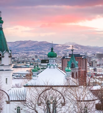 Orthodox church in Hakodate, Japan