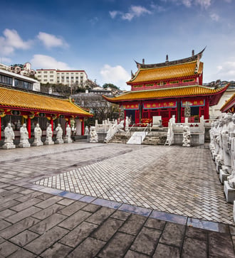 Confucian temple in Nagasaki, Japan