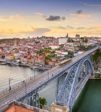 Bridge over the Douro in Porto, Portugal