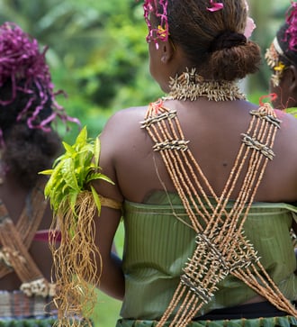 Traditional dance in Santa Ana, Solomon Islands