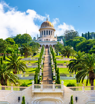 Bahai Gardens in Haifa, Israel