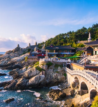 Haedong Yonggungsa temple in Busan, South Korea