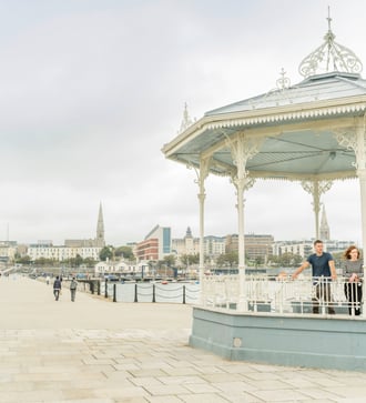 Bandstand at Dun Laoghaire harbour, Dublin