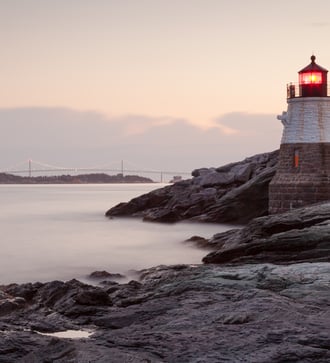 Castle Hill lighthouse, Newport, Rhode Island