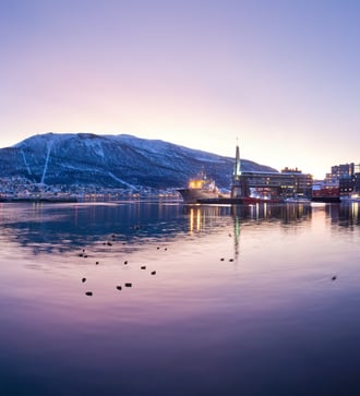 Panoramic view of Tromso, Norway