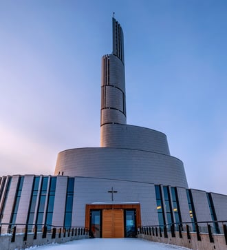 Northern Lights Cathedral in Alta, Norway